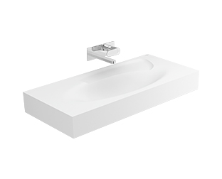 SLEEK 100 washbasin 1