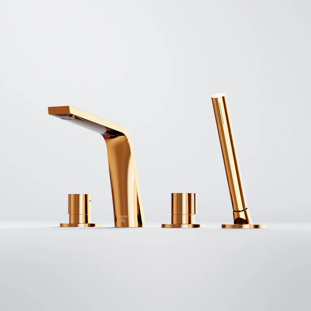 Series 260 4-hole deck mounted bath mixer 1