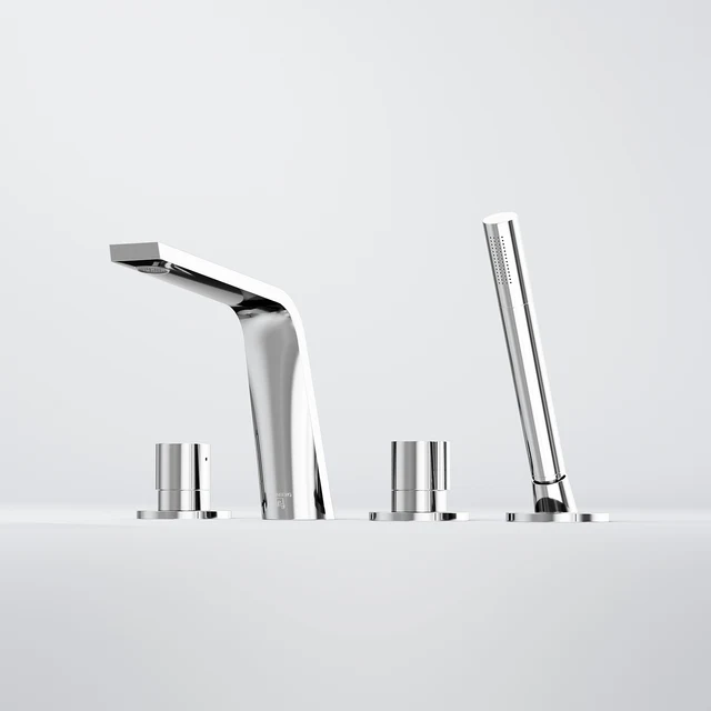 Series 260 4-hole deck mounted bath mixer 5