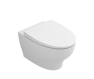 Wall-mounted rimless toilet 54